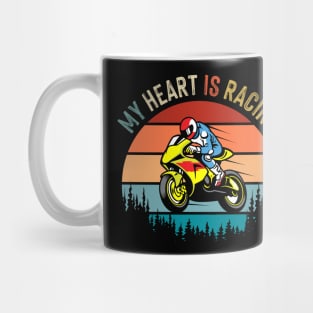 Retro Vintage Motorcycle Racing Mug